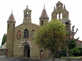 Église Saint-Vincent à Slolignac-sur-Loire.