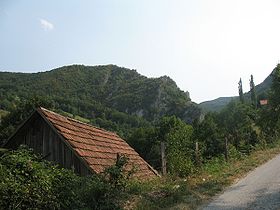 Solotuša et les ruines de la forteresse de Solotnik