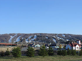 Mont de ski à Saint-Sauveur