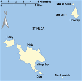 Carte de Saint-Kilda.
