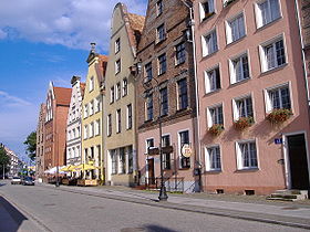 Immeubles reconstruits dans la vieille ville