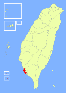 Localisation de Kaohsiung