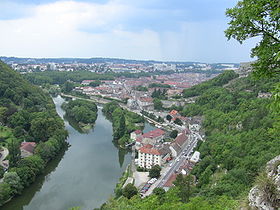 Tarragnoz vu depuis la colline Saint-Étienne