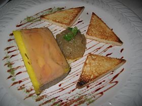 Image illustrative de l'article Terrine de foie gras au sauternes