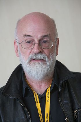 Terry Pratchett en 2009.