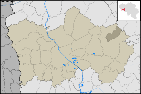Localisation de Thimougies au sein de Tournai