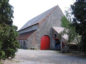 La grange, seul vestige de l'abbaye