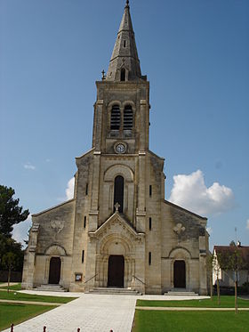 L'église Saint-Martin du XIXe siècle.