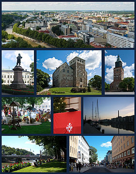 Différentes vues de Turku.