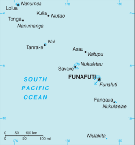 carte : Géographie des Tuvalu