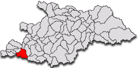 Localisation de Ulmeni