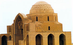 Masjed-e Varamin, une mosquée construite dans les années 1320, date de l'époque Ilkhanide.