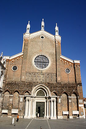 La façade de San Zanipolo