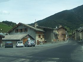 Vue du centre du village de Termignon