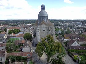 Ville de Provins vue depuis la Tour César.