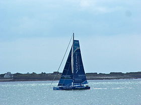 Dans la passe de l'Ouest entre Lorient et l'île de Groix le 21 juillet 2011.