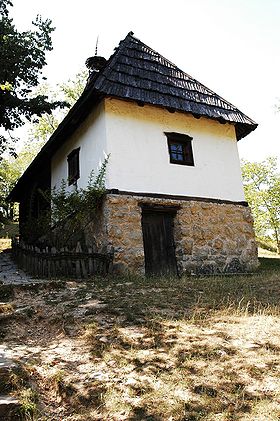 La maison de Vuk Stefanović Karadžić à Tršić