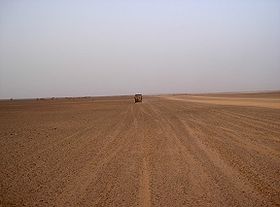 Le désert entre Tindouf et Tifariti (Sahara Occidental)