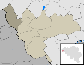 Localisation de Westouter au sein de Heuvelland