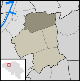 Localisation de Zaffelare au sein de Lochristi