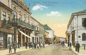 Zolotchiv : carte postale de 1916
