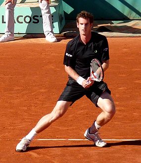 Andy Murray at the 2009 French Open 6.jpg