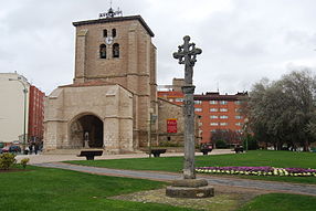 Gamonal (Burgos), église royale et calvaire