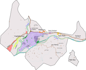 Plans de la municipalité : détail et situation en Alt Urgell.