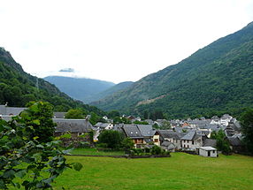 Le village de Les, en Val d'Aran.