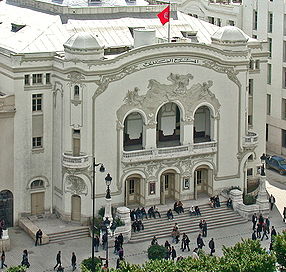 Façade du Théâtre municipal