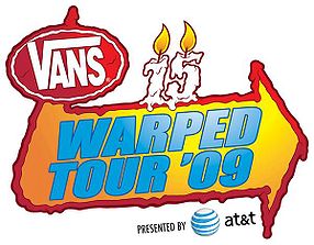 logo anniversaire du Vans Warped Tour 2009 fêtant les 15 ans d'existence du festival.