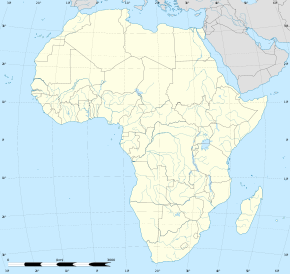 Localisation des villes africaines jumelées avec Châtillon-sur-Chalaronne