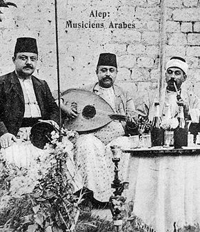 Musiciens à Alep en 1915