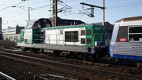  BB 69449 en tête d'une RRR à Amiens