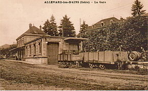La gare d'Allevard