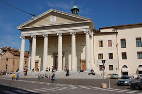 Trévise, façade du Duomo