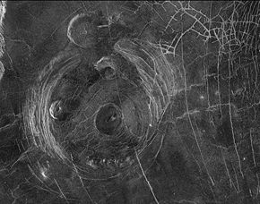 Image radar de la surface de Vénus