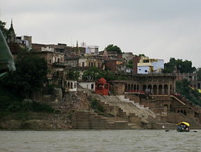 Mirzapur vue du Gange