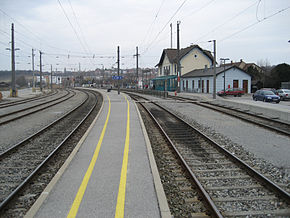 La Gare de Neusiedl am See.