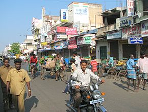 Une rue de Pondichéry