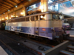  La BB 16008 à gare du Nord à Paris.