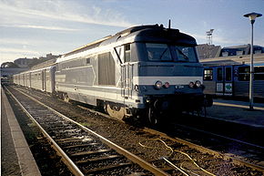  La BB 67304 en gare de Saint-Malo.