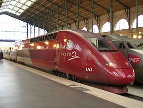  TGV PBKA 4343, Paris-Nord, décembre 2005.