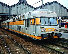  VB 2N en livrée d'origine à la gare Saint-Lazare en 2005.