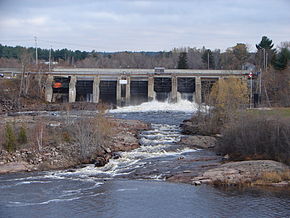 Barrage hydroélectrique à Nipissing Ouest