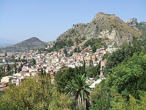 Vue générale de Taormina