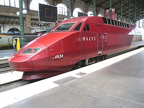  Thalys 4534 en gare de Paris-Nord.