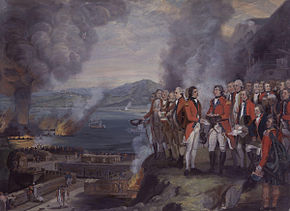 The Siege of Gibraltar, 1782 by George Carter.jpg
