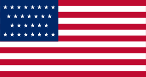 Drapeau américain du 4 juillet 1847 au 3 juillet 1848