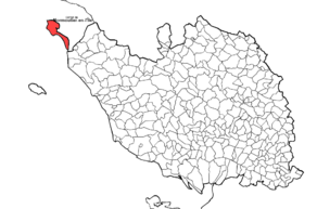 Situation du canton de Noirmoutier-en-l'Île dans le département Vendée